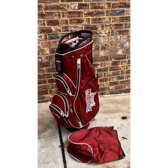 Sun Mountain MSU Mississippi State University Golf Bag Maroon 14 Way Bulldogs - Picture 1 of 9